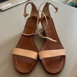 Tory Burch Beige 1” Wedge Heal